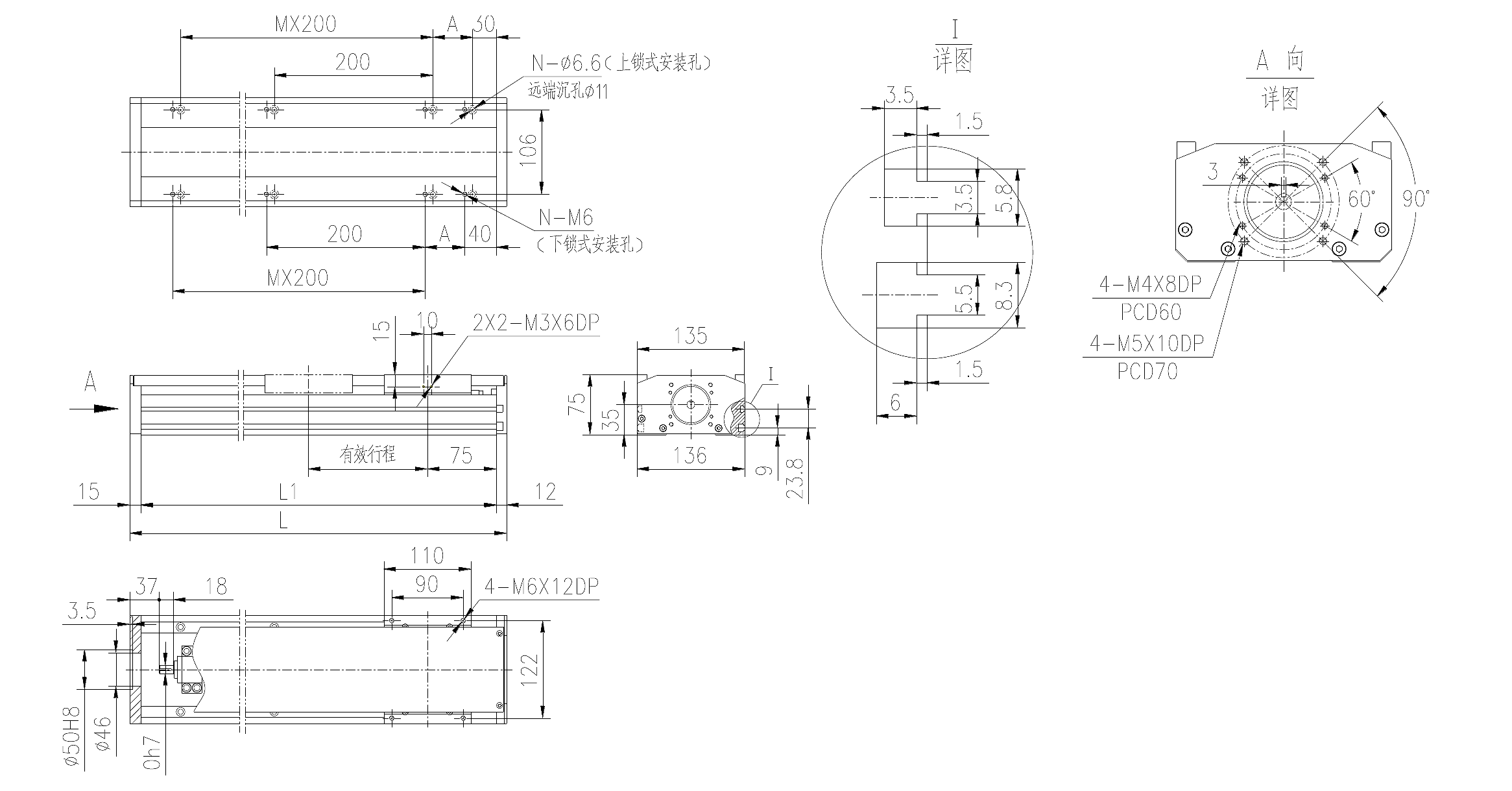 TKA136-F0 技术图纸