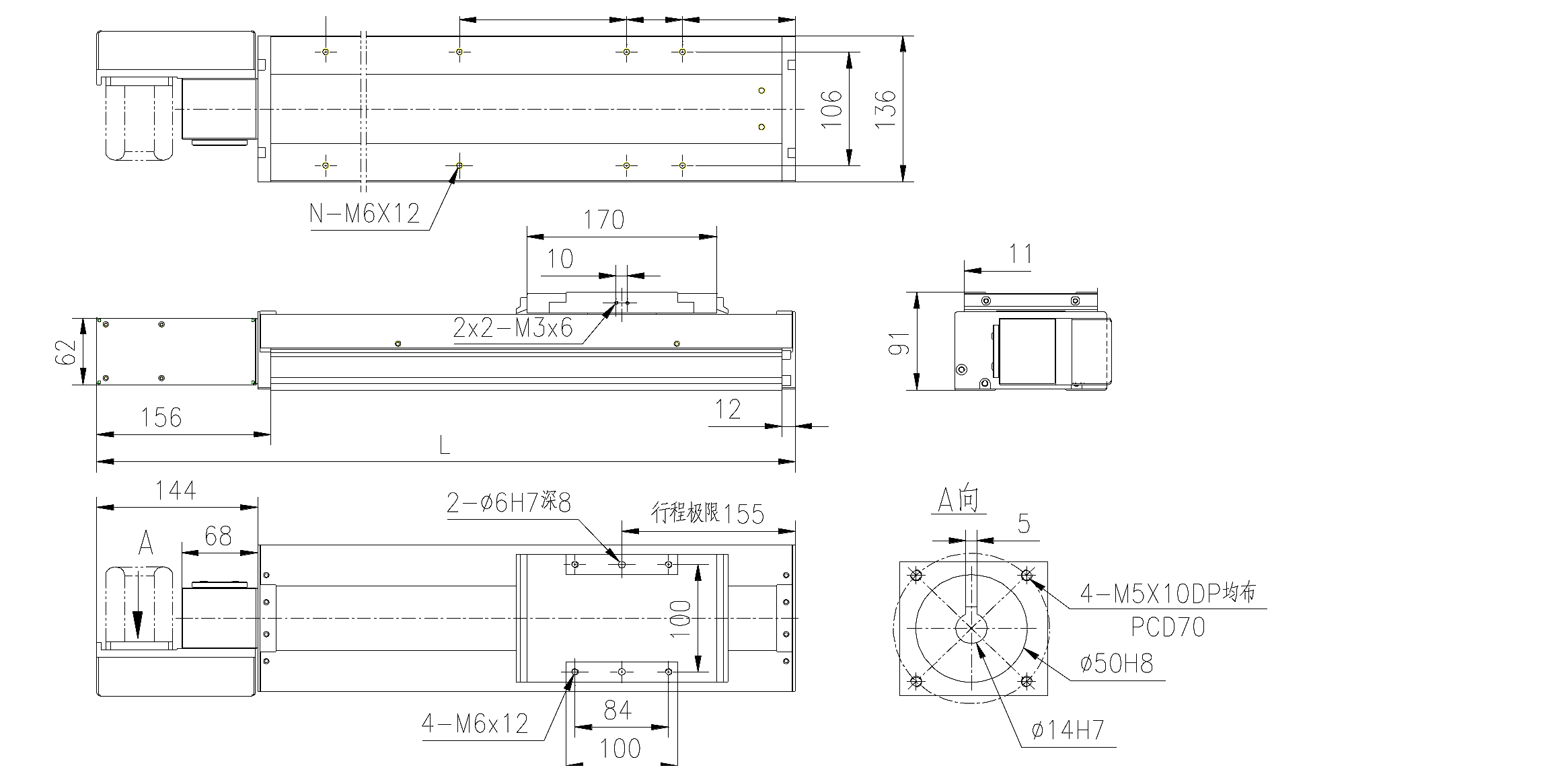 TKS136-B 技术图纸