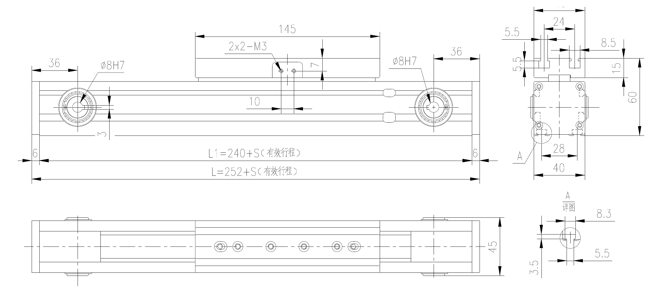TKR40 技术图纸